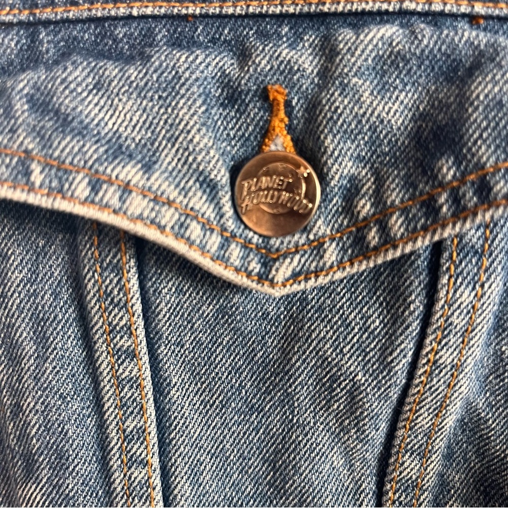 Vintage Planet Hollywood denim jacket medium - Picture 5 of 11